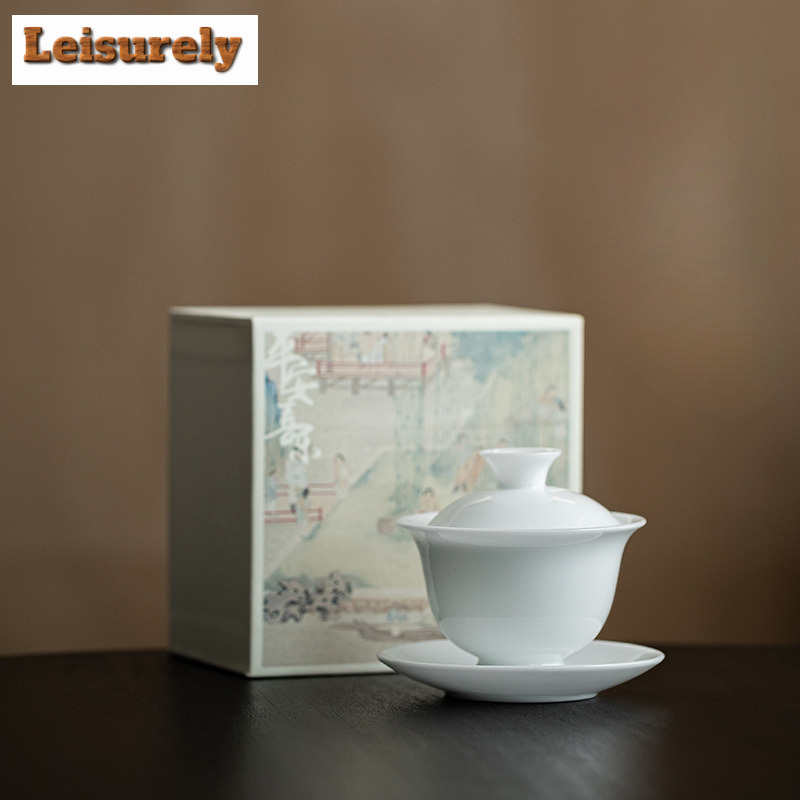 Matcha Bowl Chawan - 아이스 옥 도자기 Gaiwan Linglong 3