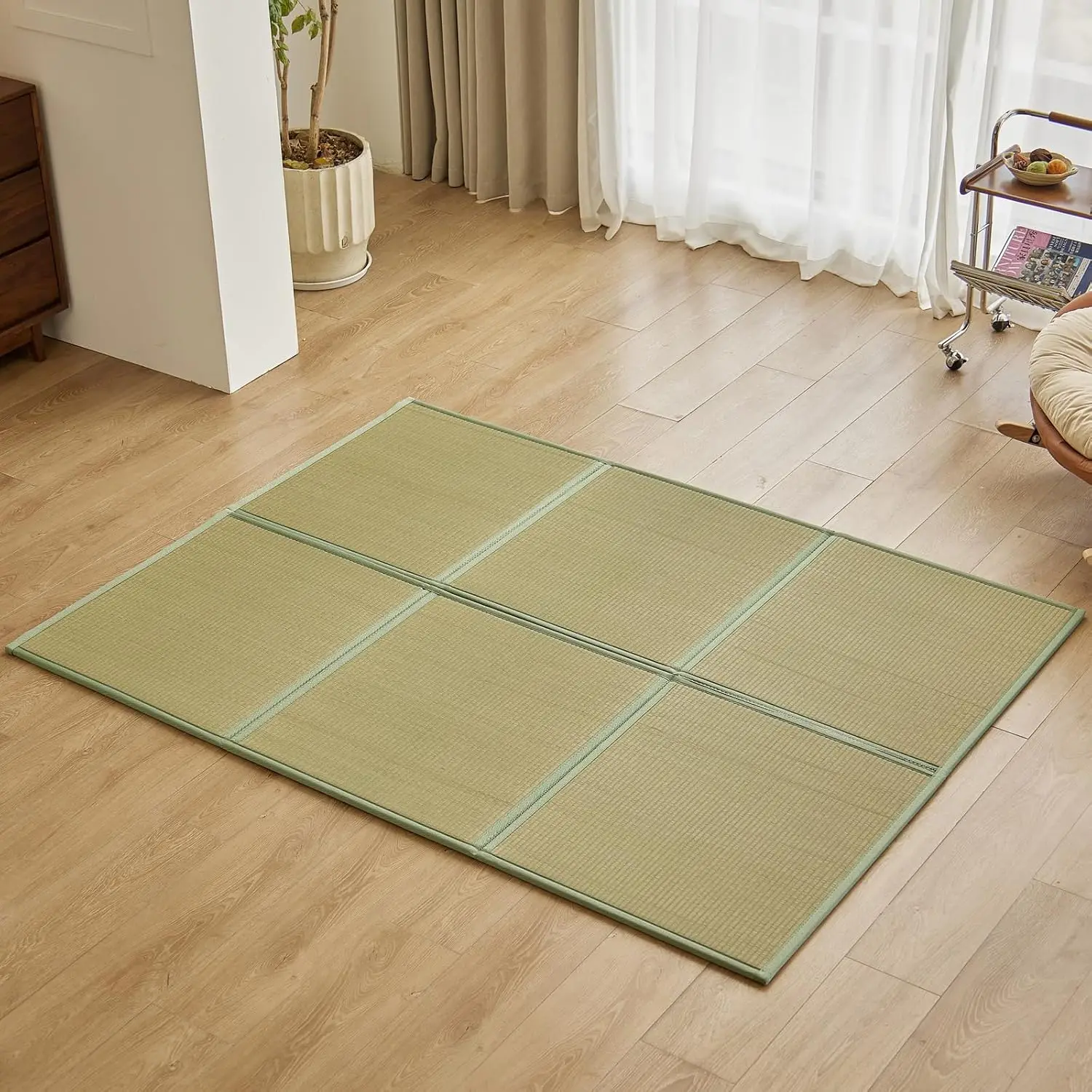 Tatami Mat Rush - 내추럴 러쉬 그래스 바닥 다다미 매트,