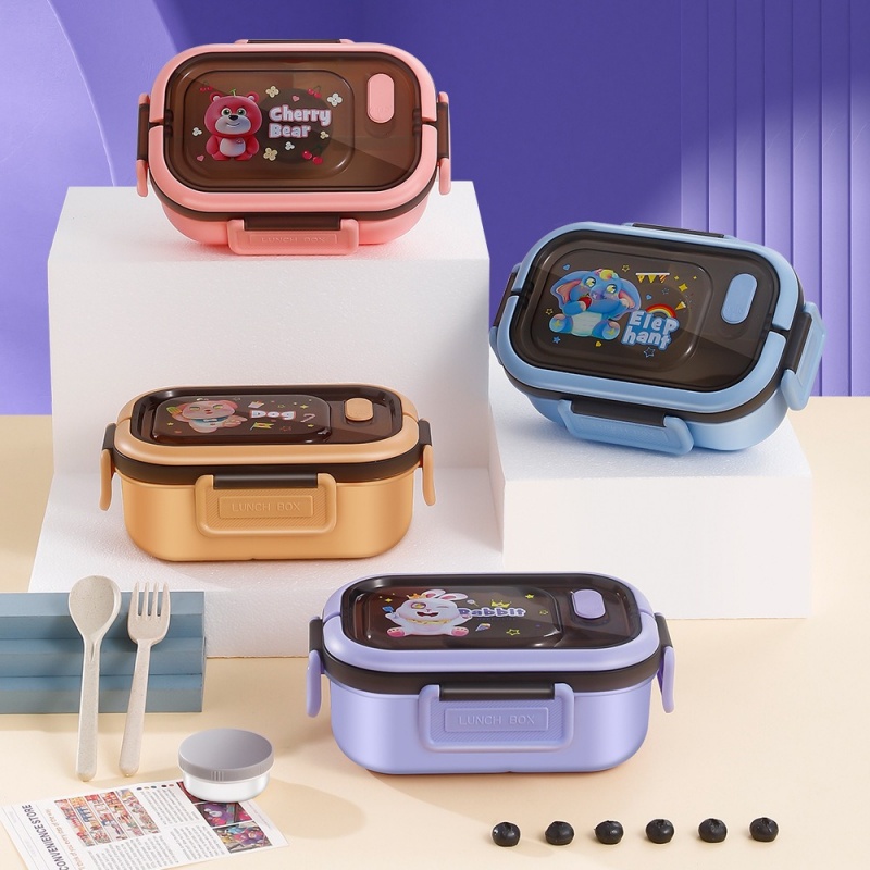 Bento Box Two Tier - 1200ML 더블 레이어 도시락 상자 휴대용