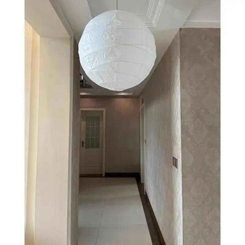 Japanese Lantern Paper - 30Cm/12인치 구형 대형 원형 흰색 랜턴,