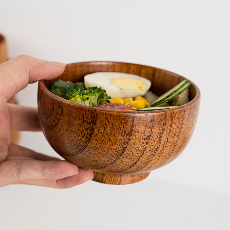 Matcha Bowl Chawan - 작은 일본 나무 밥 그릇 레스토랑