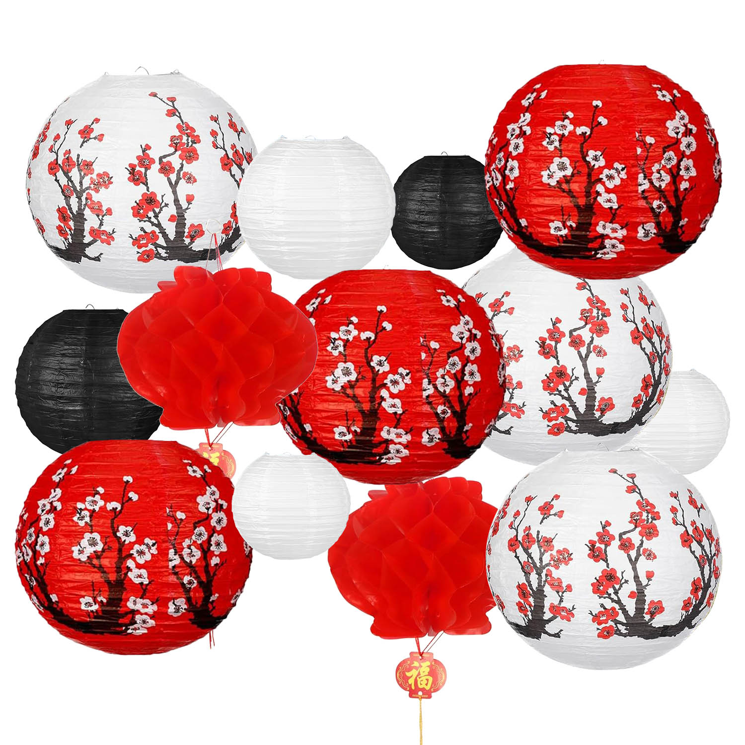 Japanese Lantern Paper - 중국어 일본어 매달려 종이 등불 벚꽃