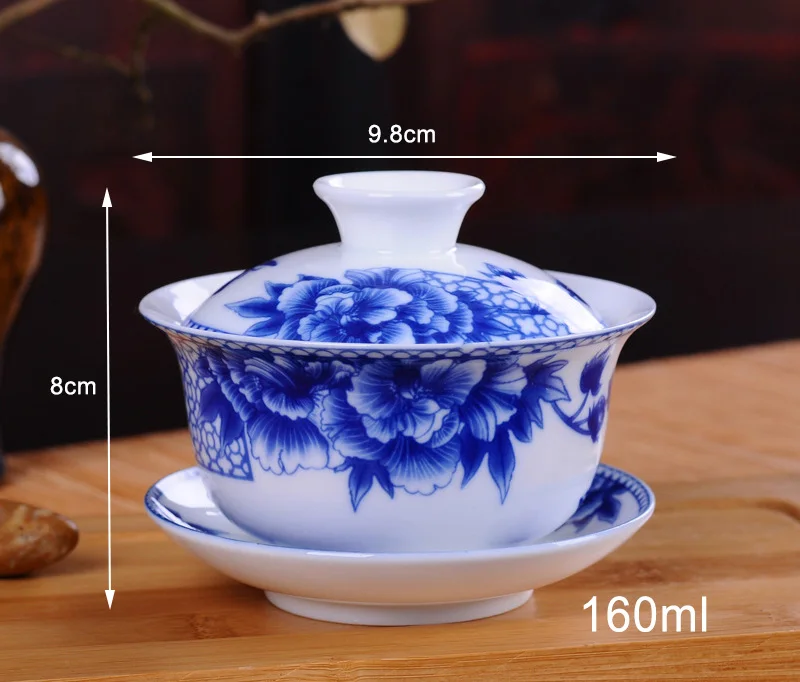 흰색 도자기 파란색과 흰색 세라믹 가이완 차 세트 Ji - Matcha Bowl Chawan 리뷰 및 가격