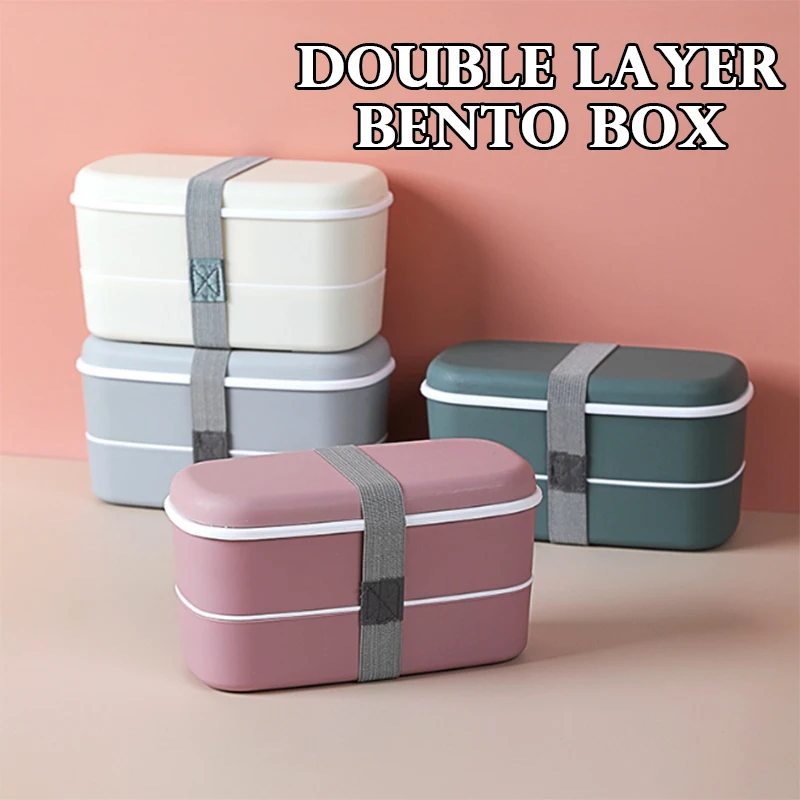 휴대용 누수 방지 식품 이중 레이어 도시락 도시락 상자 - Bento Box Two Tier 리뷰 및 가격