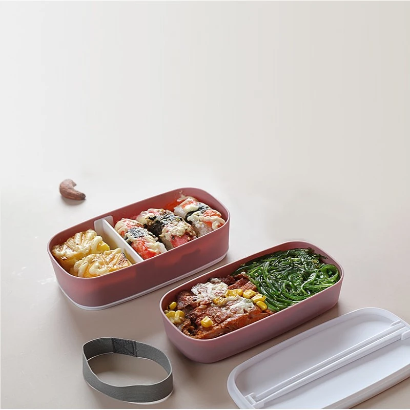 휴대용 누수 방지 식품 이중 레이어 도시락 도시락 상자 - Bento Box Two Tier 리뷰 및 가격