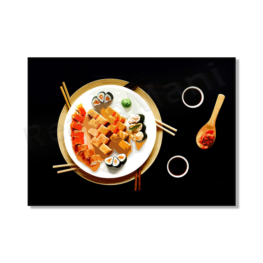 일본식 벽 장식 그림 벽 예술 스시 사진 신선한 음식  - Japanese Restaurant Lifestyle 리뷰 및 가격
