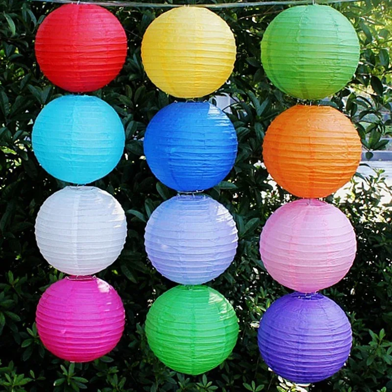 다채로운 색상의 중국식 종이 등불 15-20-25-30 - Japanese Lantern Paper 리뷰 및 가격