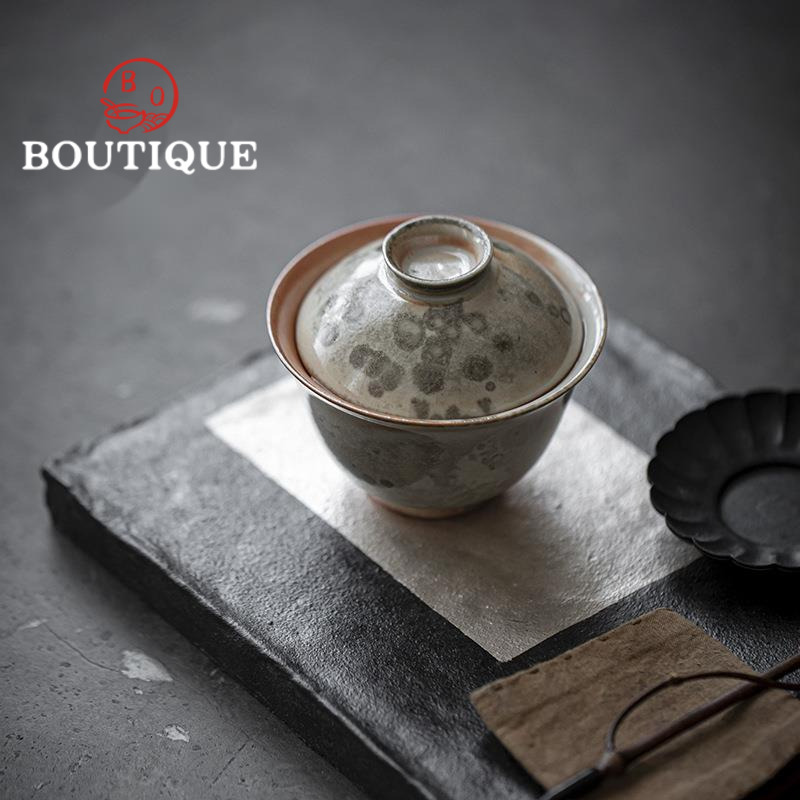 레트로 장작 변경 가마 잉크 아트, 세라믹 가이완 미적 - Matcha Bowl Chawan 리뷰 및 가격