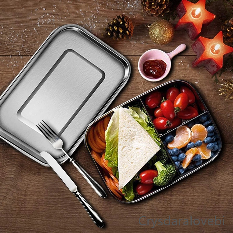 스테인레스 스틸 도시락 어린이 도시락 상자 학교용 컨테 - Bento Box Two Tier 리뷰 및 가격