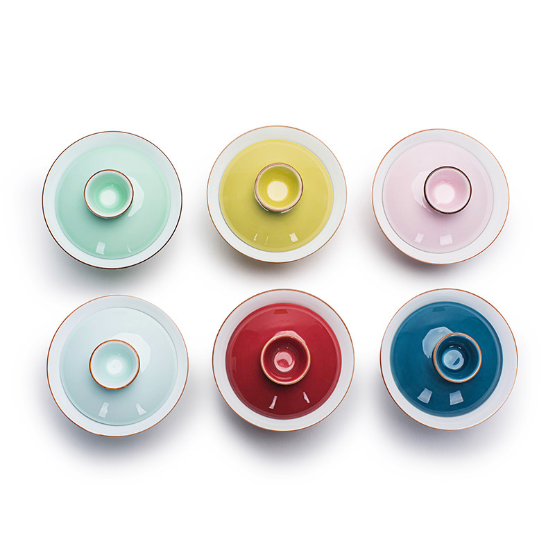 절묘한 유명한 관로 가마 차 세트, 가이완, 도자기 차 - Matcha Bowl Chawan 리뷰 및 가격