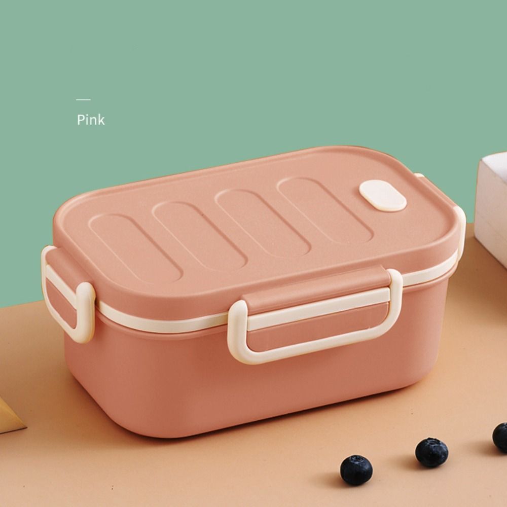 이중 칸막이 이중층 도시락 전자레인지 사용 가능 친환경 - Bento Box Two Tier 리뷰 및 가격