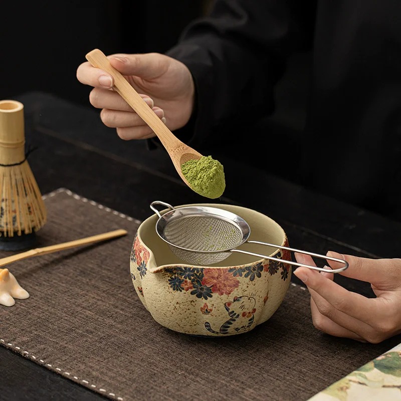 8개 일본산 플린트 레드 말차 만들기 세트 대나무 말차 - Matcha Bowl Chawan 리뷰 및 가격