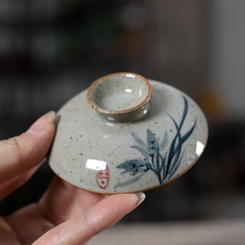 손으로 그리는 중국어 Sancai Gaiwan 도자기  - Matcha Bowl Chawan 리뷰 및 가격
