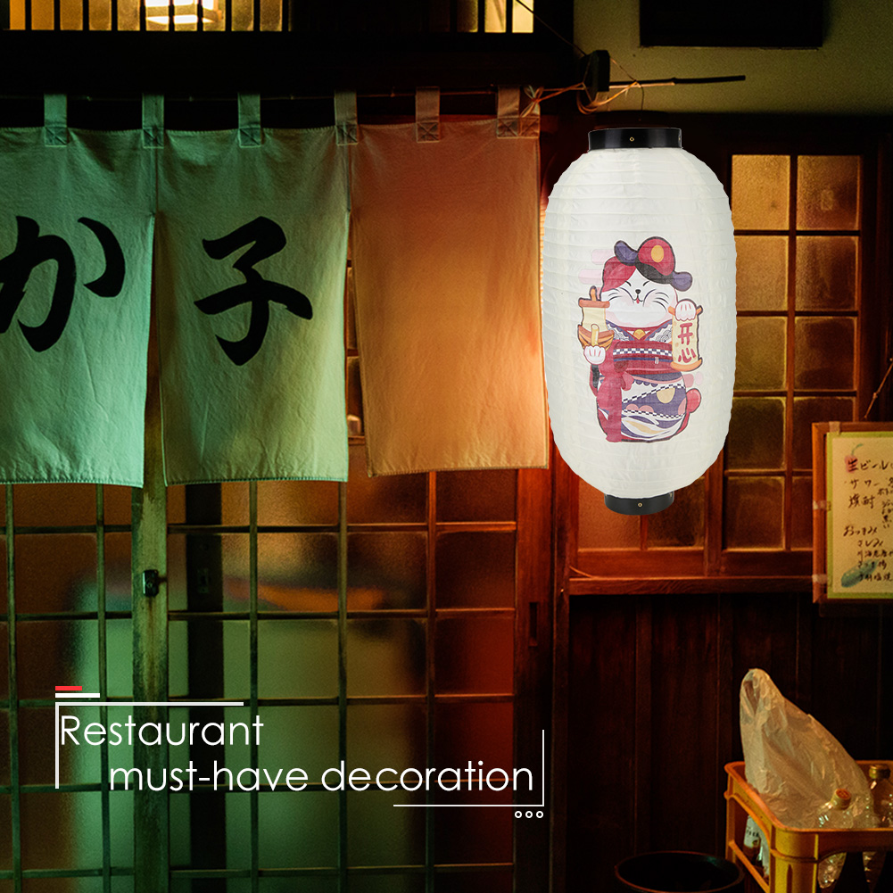 럭키 고양이 일본식 랜턴, 야외 비스트로 랜턴, 방수, - Japanese Lantern Paper 리뷰 및 가격